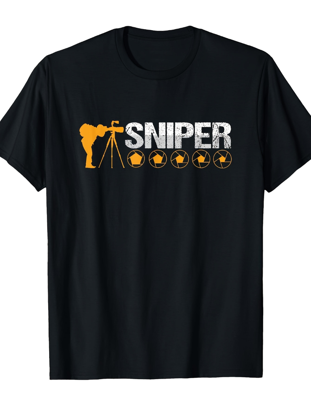 Photography Graphic Design - T-shirt graphique pour homme, design Sniper