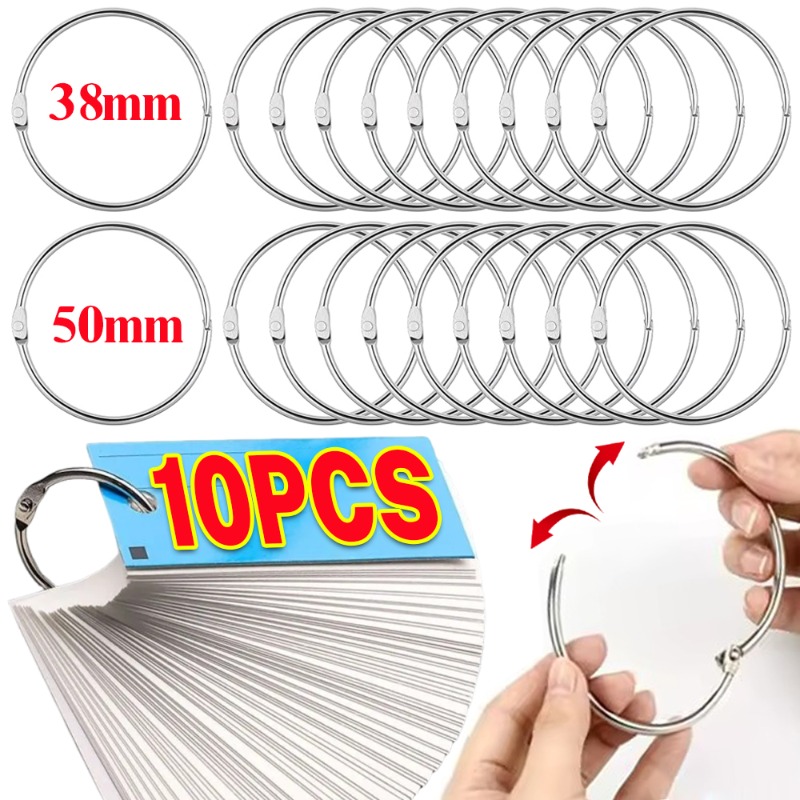 Photography Paper - 1-10 Pièces Anneaux de reliure métalliques