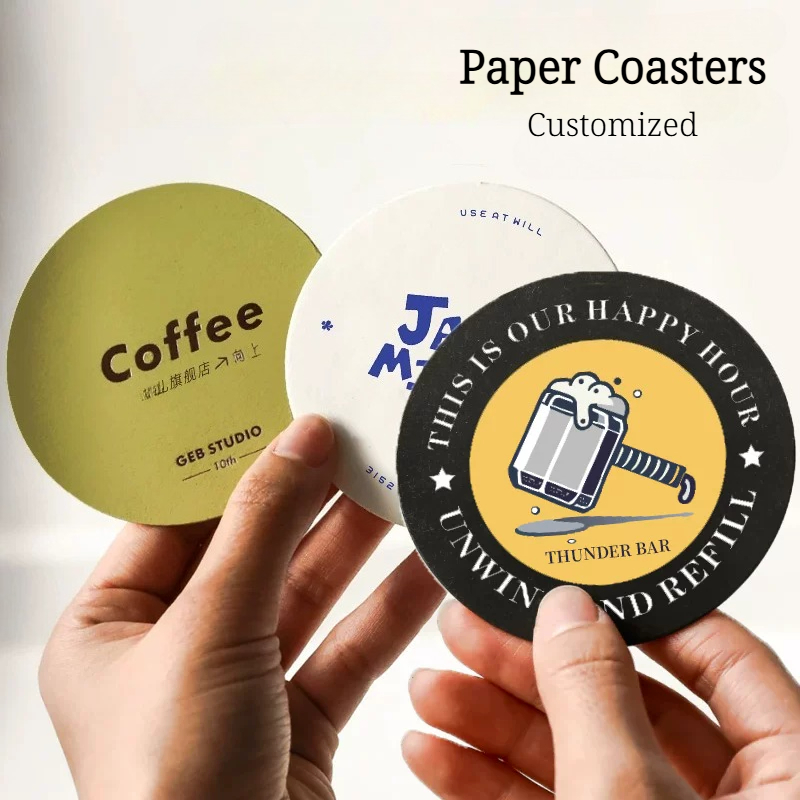 Photography Paper - 200PCS Sous-verres en papier personnalisés avec
