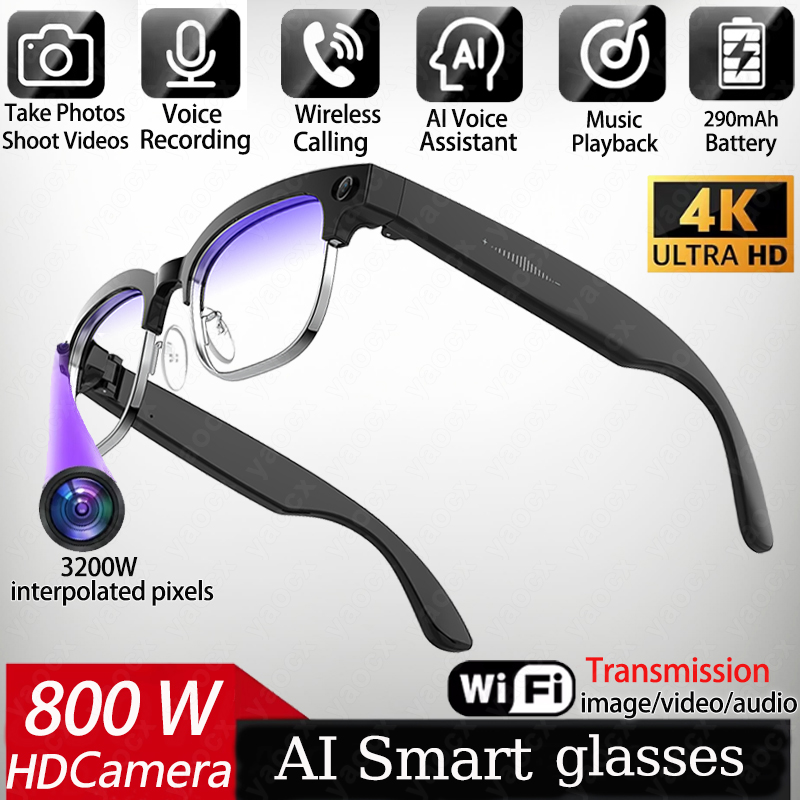 Photography Japanese - Lunettes Intelligentes 4K IA avec Caméra