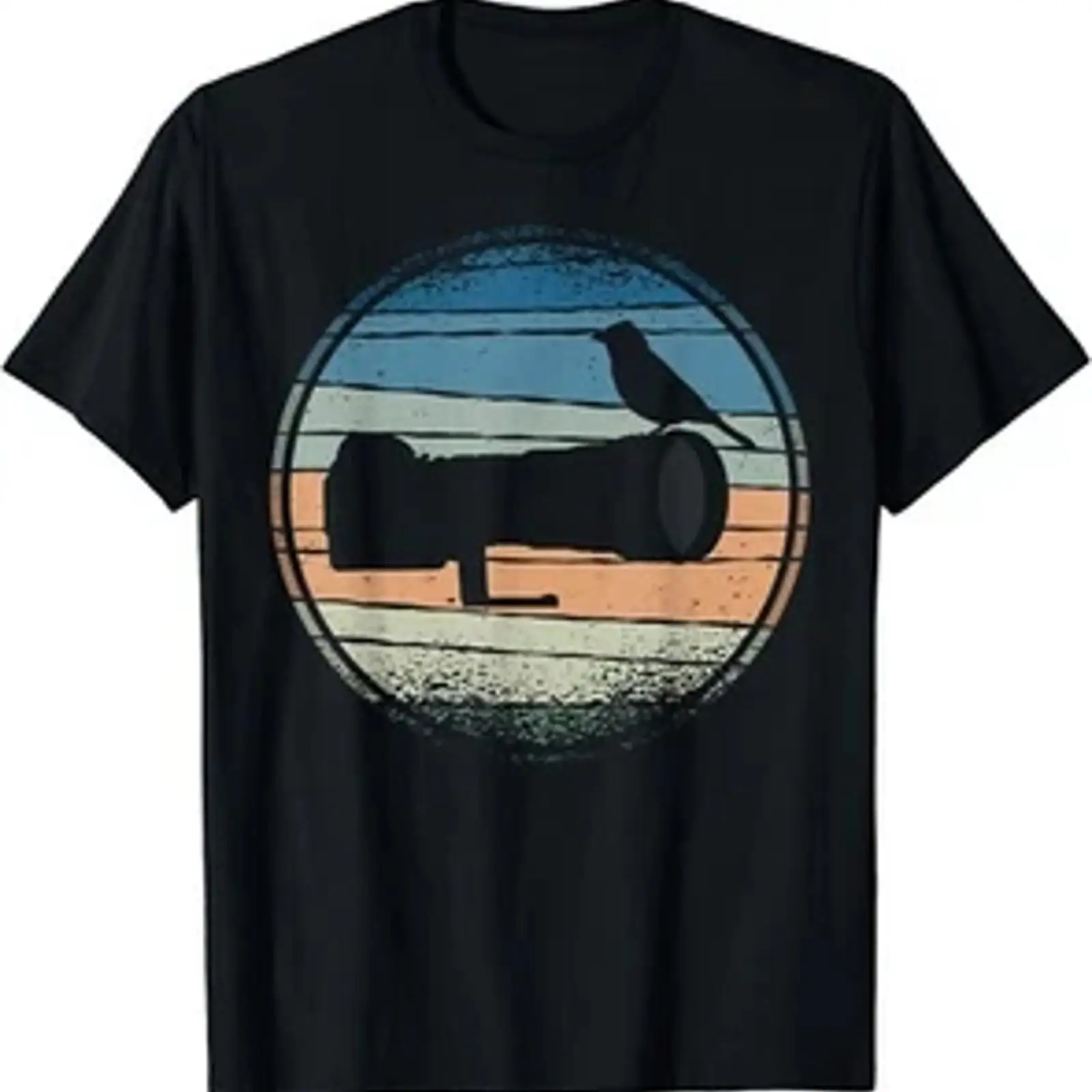 Photography Graphic Design - T-shirt vintage décontracté unisexe avec motif