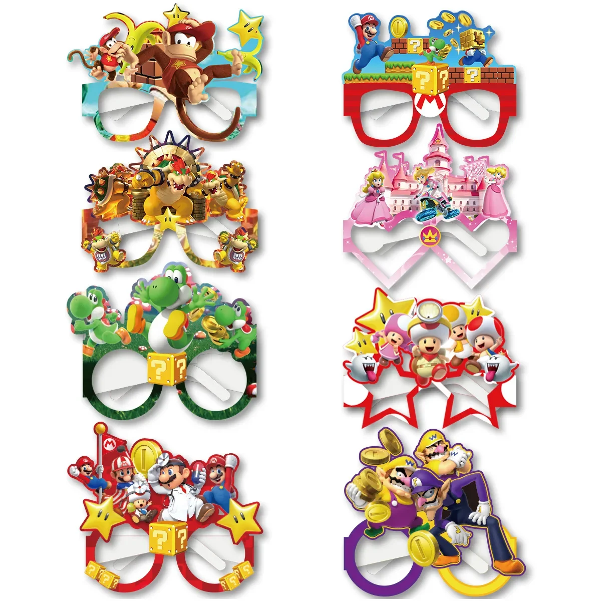 Photography Paper - 8 pièces de lunettes décoratives pour
