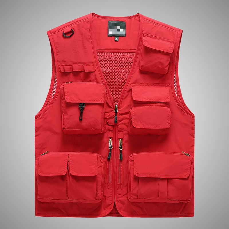 Photography Jacket - Gilet utilitaire tactique d'été pour hommes,