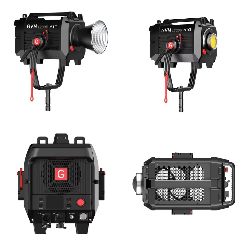 Photography Lighting - Projecteur vidéo LED COB bicolore GVM