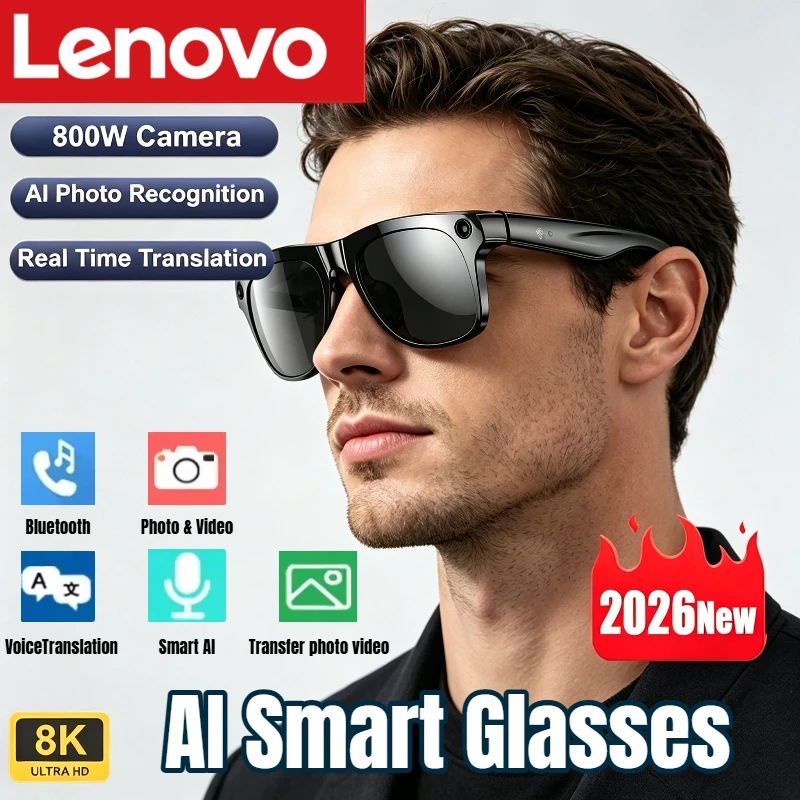 Photography Japanese - Lunettes Intelligentes Lenovo AI 8K HD