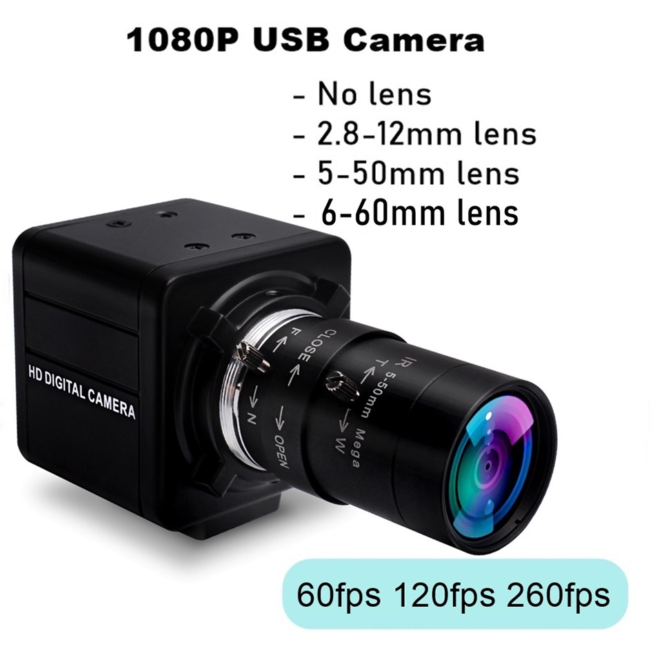 Photography Zooming - ELP 260fps 120fps 60fps caméra USB