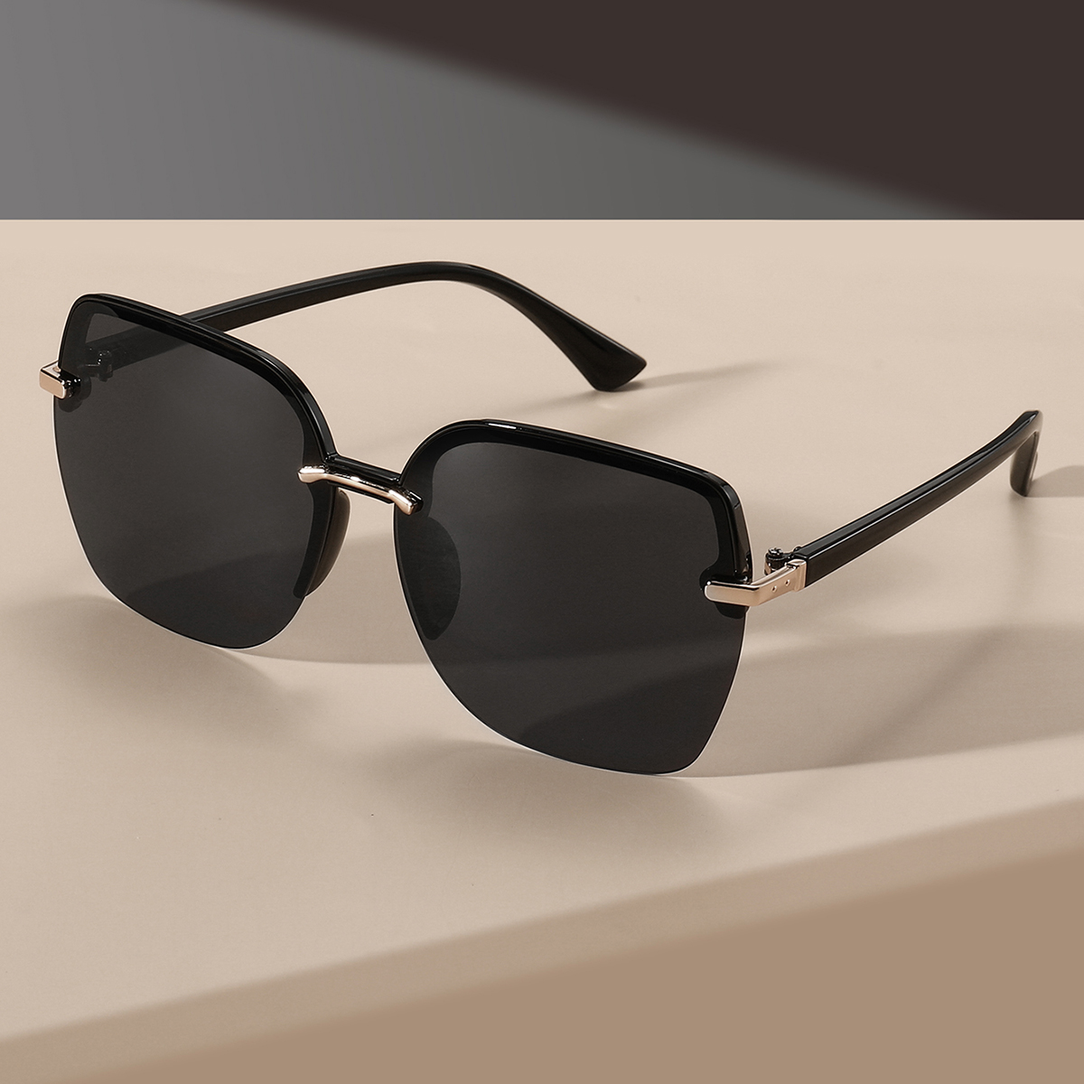 Photography Fashion - Lunettes rétro minimalistes à grande monture