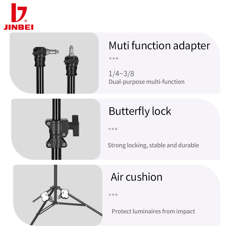 JINBEI MZ-2400FP Trépied profe - Photography Lighting avis et prix