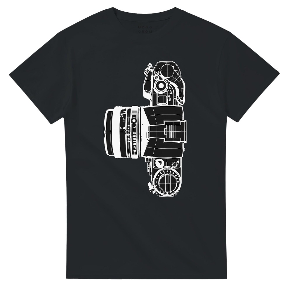 T-shirt vintage avec appareil  - Photography Graphic Design avis et prix