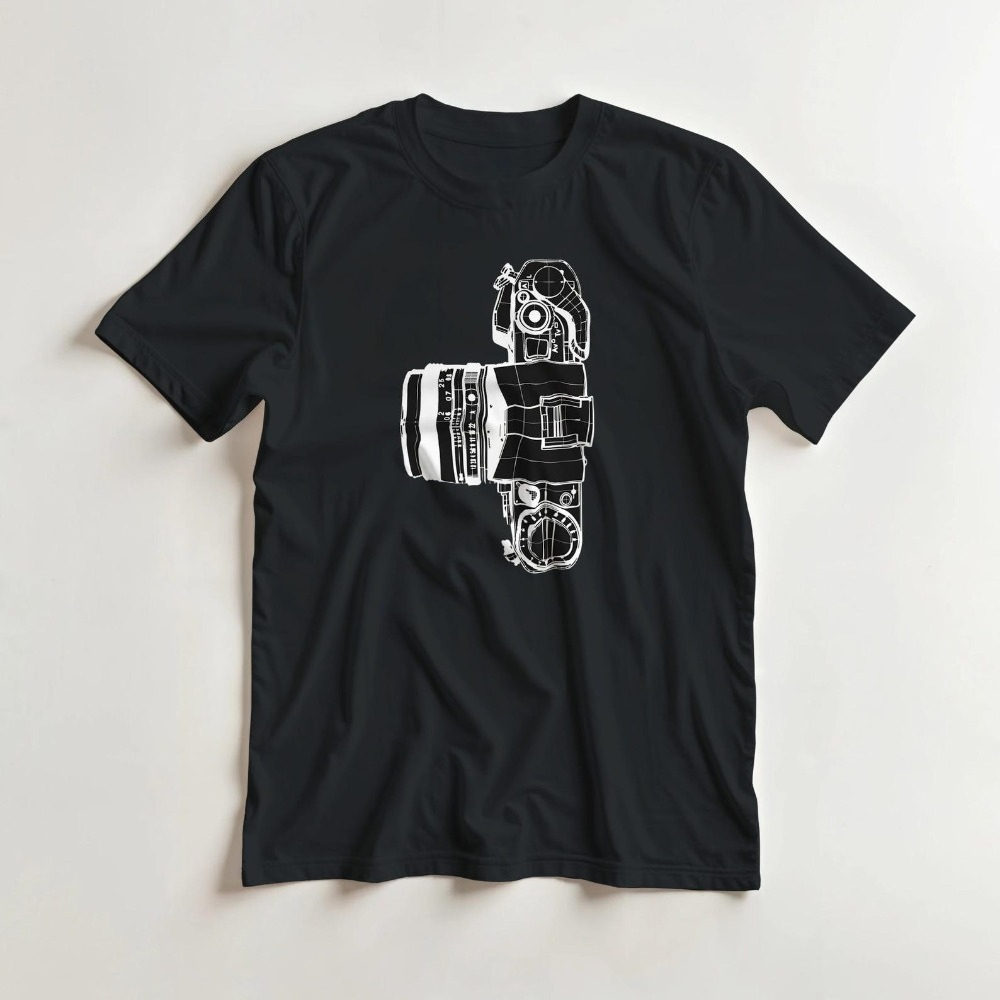 T-shirt vintage avec appareil  - Photography Graphic Design avis et prix