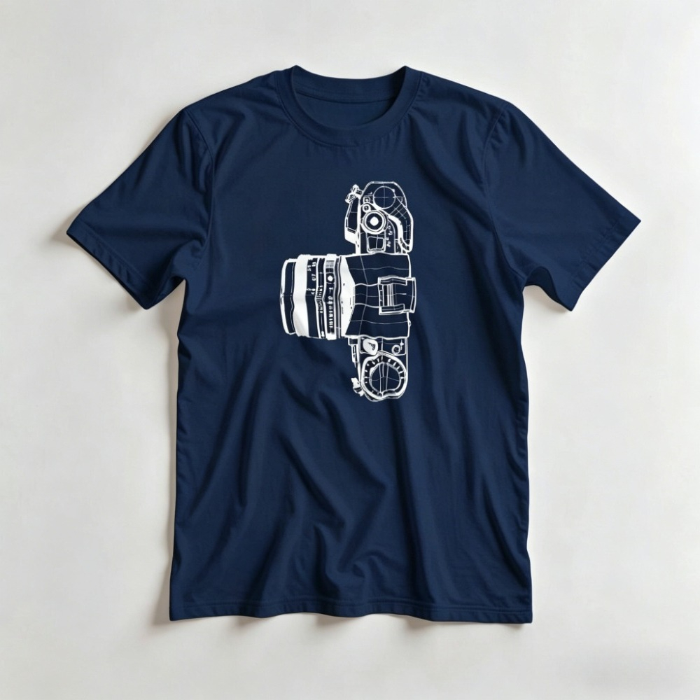 T-shirt vintage avec appareil  - Photography Graphic Design avis et prix