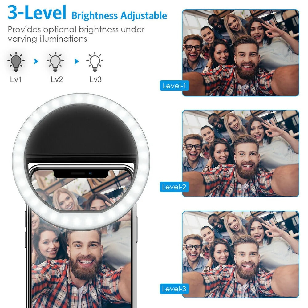 Lampe LED pour selfie, lumière - Photography Lighting avis et prix