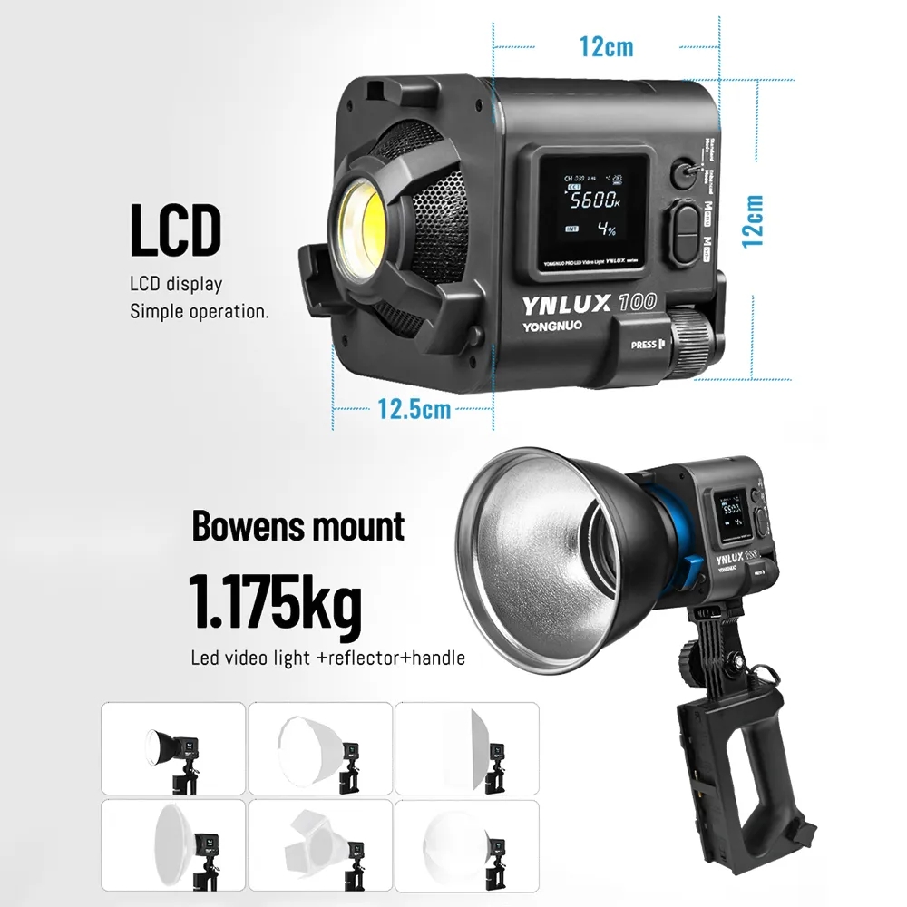 YONGNUO YNLUX100 100W 3200K-56 - Photography Lighting avis et prix