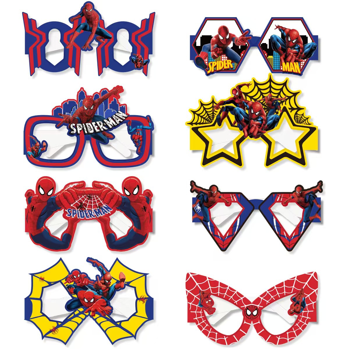 8 paires de lunettes Spider-Ma - Photography Paper avis et prix