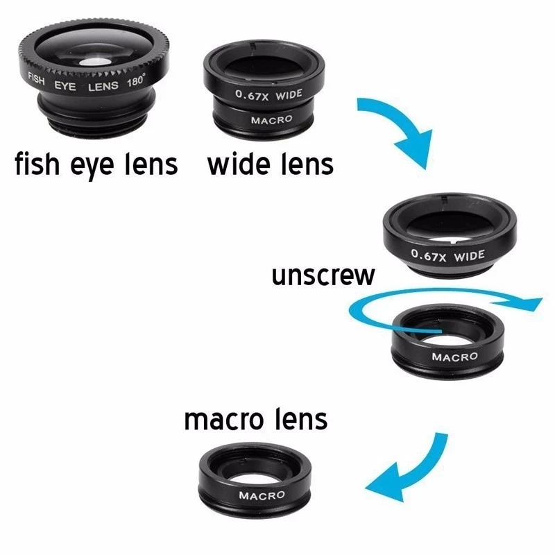 Objectif de téléphone 3 en 1 F - Photography Zooming avis et prix