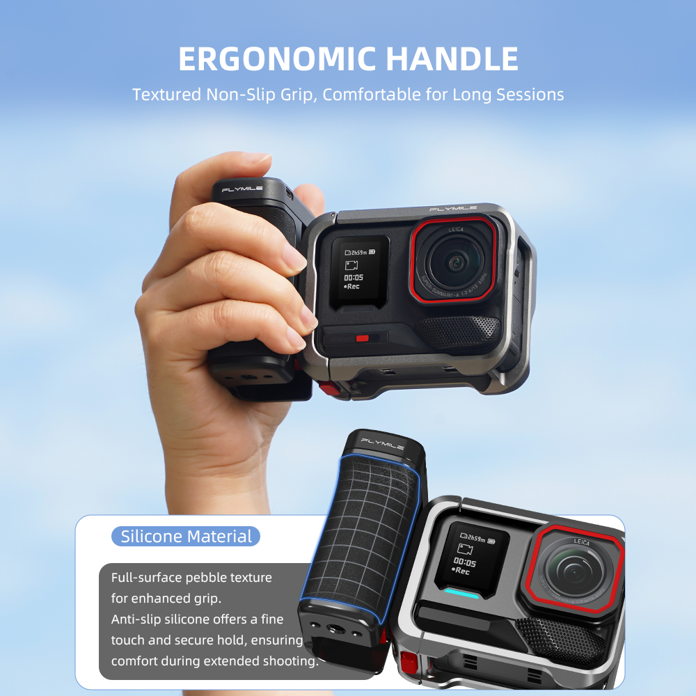 Poignée Bluetooth Flymile 50M  - Photography Grip Insta360 X5 avis et prix