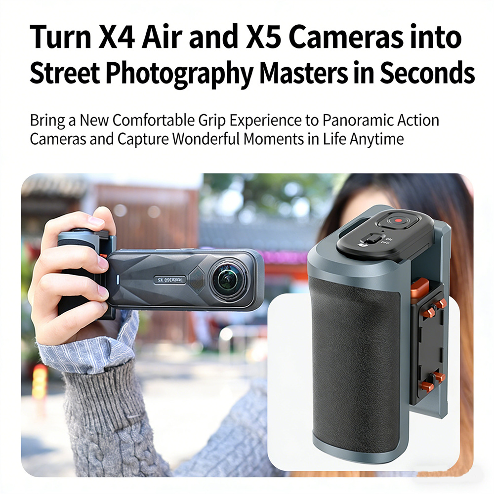 Poignée de photographie de rue - Photography Grip Insta360 X5 avis et prix